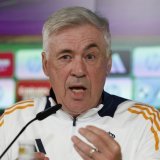 Ancelotti évoquera son avenir le 25 mai, pas avant KEYSTONE/EPA/JUAN CARLOS HIDALGO